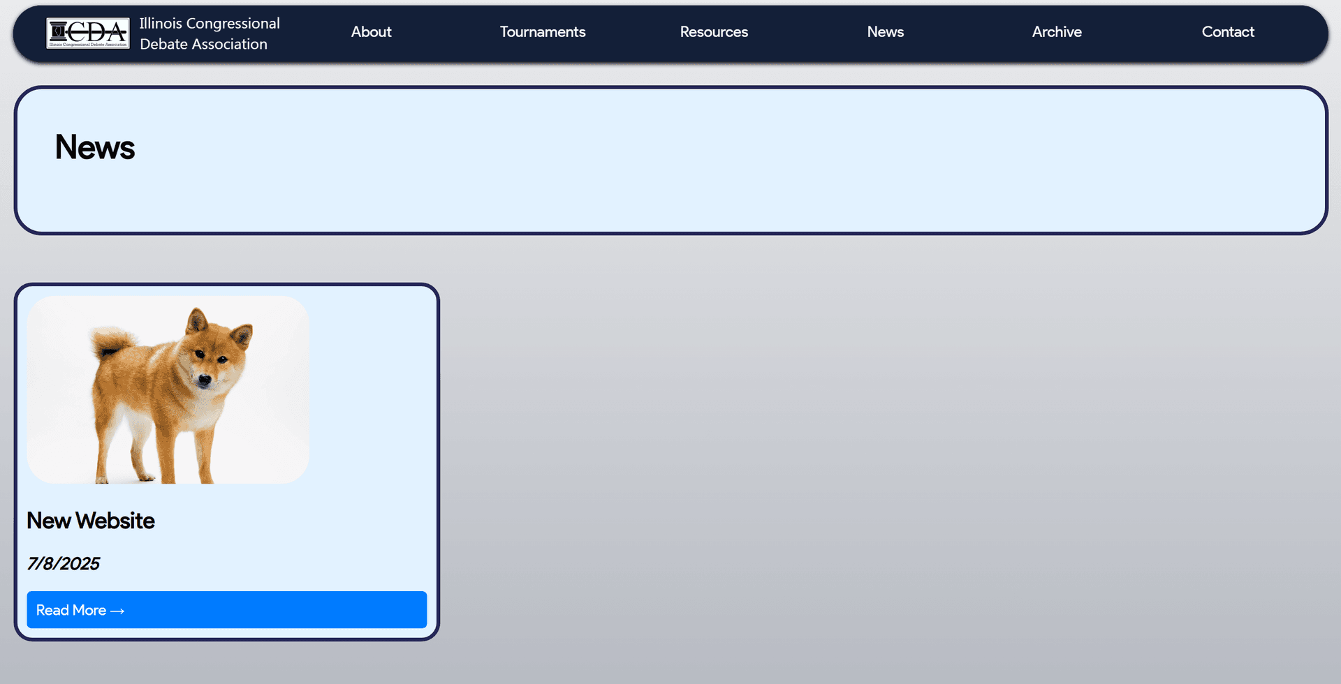ICDA Website v2.0