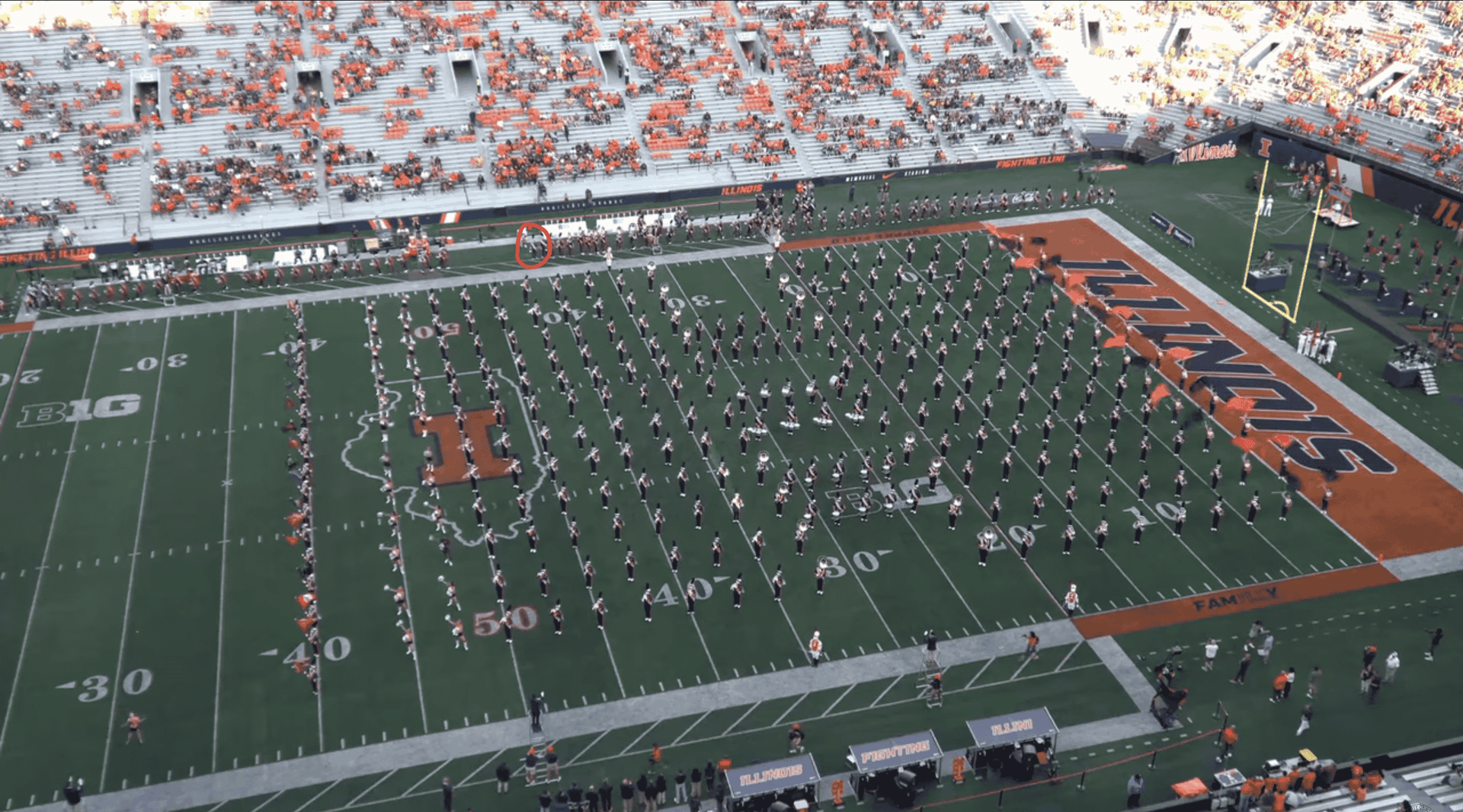 Marching Illini Pregame