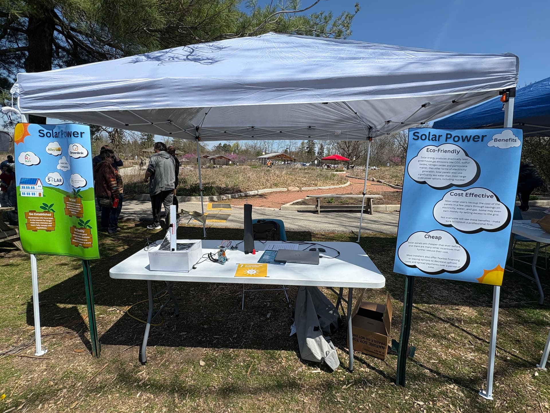 Earth Day Party Booth